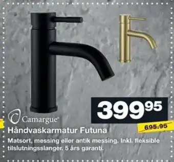 Bauhaus Håndvaskarmatur Futuna tilbud