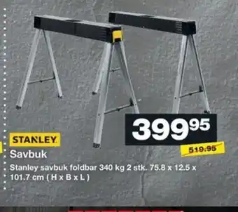 Bauhaus STANLEY Savbuk tilbud