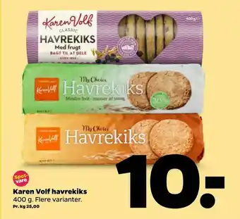 Netto Karen Volf havrekiks tilbud