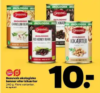 Netto Beauvais bønner eller kikærter tilbud