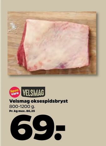 Netto Velsmag oksespidsbryst tilbud