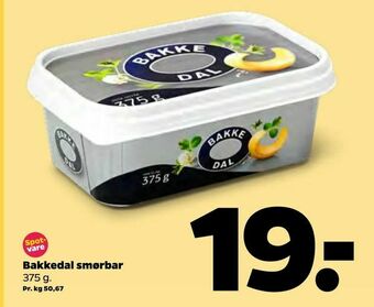 Netto Bakkedal smørbar tilbud