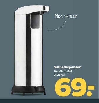 Netto Sæbedispenser tilbud