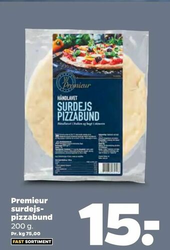 Netto Premieur surdejspizzabund tilbud