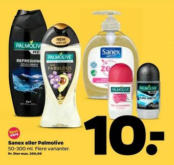 Netto Sanex eller Palmolive tilbud