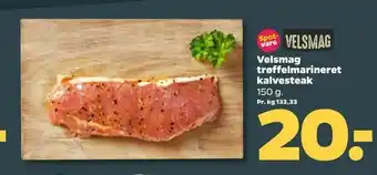 Netto Velsmag trøffelmarineret kalvesteak tilbud