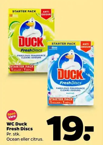 Netto WC Duck Fresh Discs tilbud