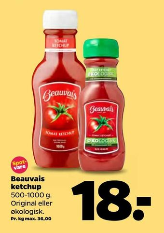 Netto Beauvais ketchup tilbud