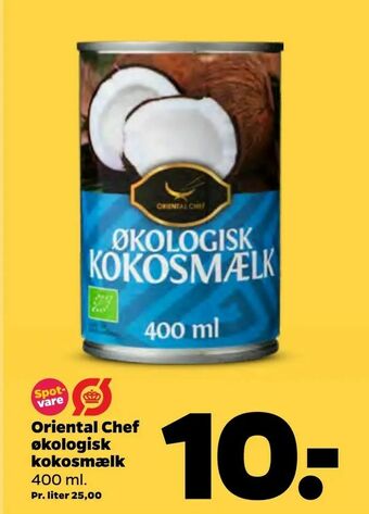 Netto Oriental Chef økologisk kokosmælk tilbud