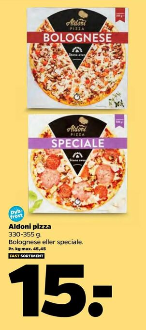 Netto Aldoni pizza tilbud