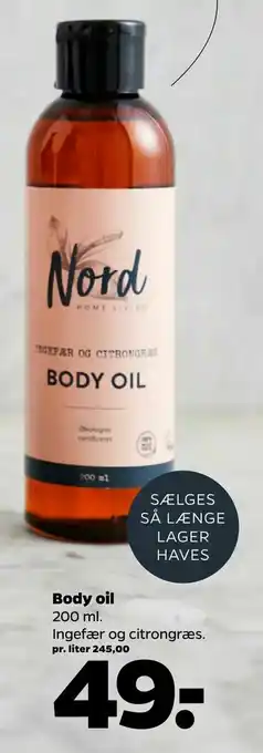 Body oil