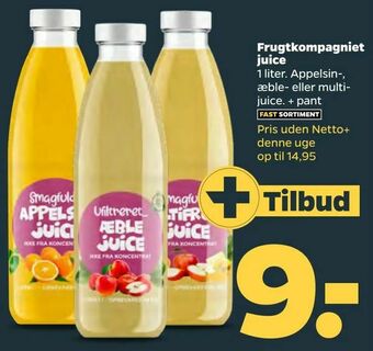 Netto Frugtkompagniet juice tilbud