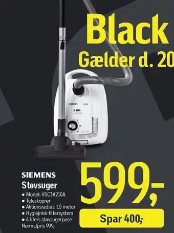 Føtex Siemens støvsuger tilbud