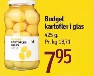 Føtex Budget kartofler i glas tilbud