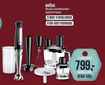 Skousen Braun stavblender tilbud