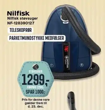 Skousen Nilfisk støvsuger tilbud