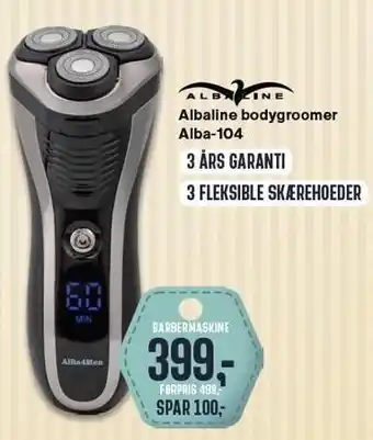 Skousen Albaline bodygroomer tilbud