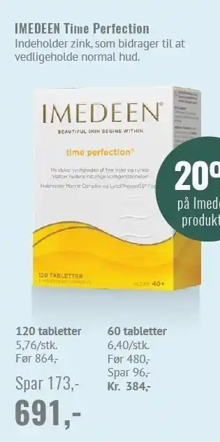 Helsam Imedeen time perfection tilbud