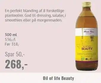 Helsam Oil of life beauty tilbud