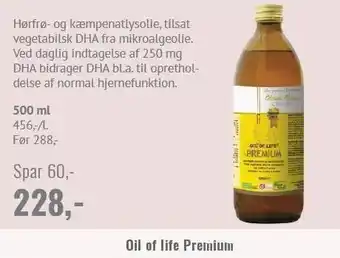 Helsam Oil of life premium tilbud