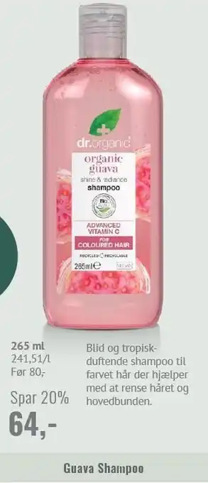 Helsam Guava shampoo tilbud