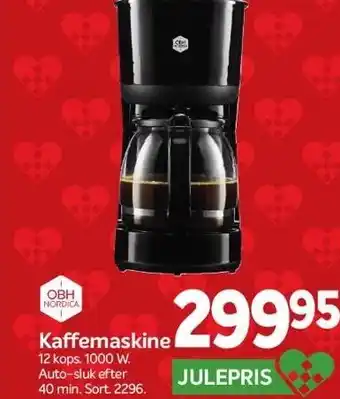 Din Isenkræmmer Obh nordica kaffemaskine tilbud