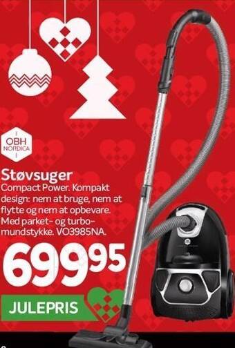 Din Isenkræmmer Obh nordica støvsuger tilbud