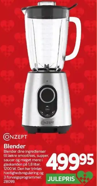 Din Isenkræmmer Conzept blender tilbud
