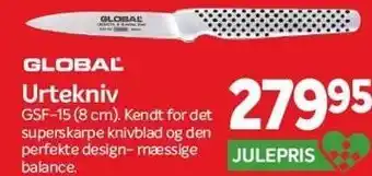 Din Isenkræmmer Global urtekniv tilbud