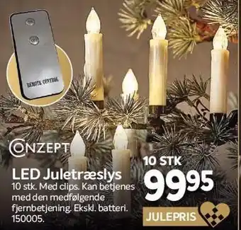 Din Isenkræmmer Conzept led juletræslys tilbud