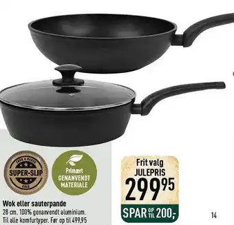 Imerco Wok eller sauterpande tilbud