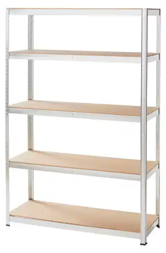 jem & fix Stålreol 5 hylder - 200 kg pr. hylde tilbud