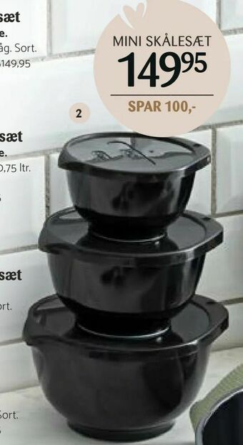 Kop & Kande Mini skålesæt tilbud