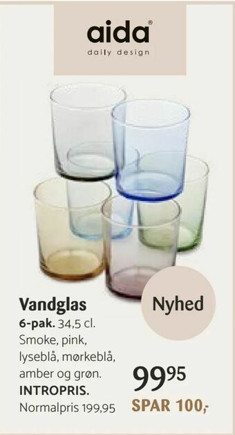 Kop & Kande Vandglas tilbud
