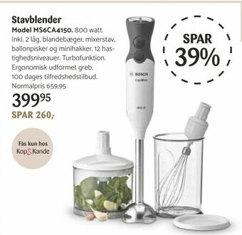 Kop & Kande Stavblender tilbud