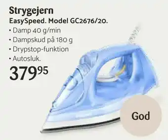Kop & Kande Strygejern. EasySpeed. Model GC2676/20 tilbud