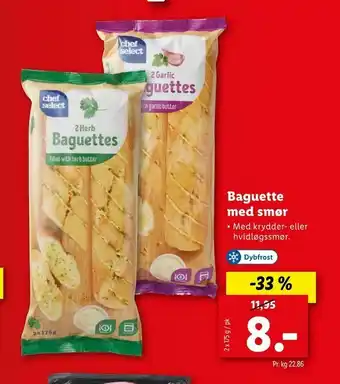 Let-Køb Baguette med smør tilbud