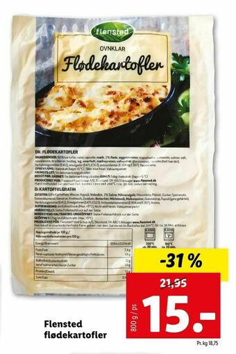 Let-Køb Flensted flødekartofler tilbud