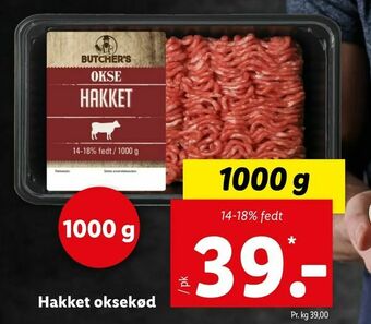 Let-Køb Hakket oksekød tilbud