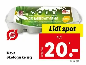 Let-Køb Dava økologiske æg tilbud