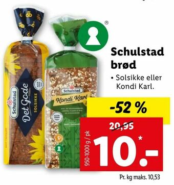 Let-Køb Schulstad brød tilbud