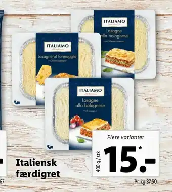 Italiensk færdigret