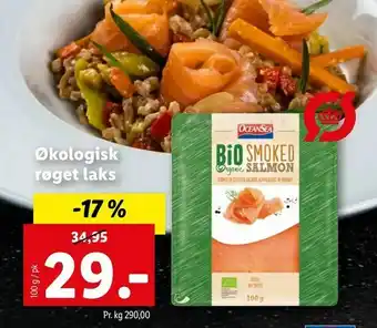 Let-Køb Økologisk røget laks tilbud