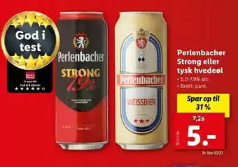 Perlenbacher Strong eller tysk hvedeøl