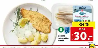 Danske rødspætte- fileter