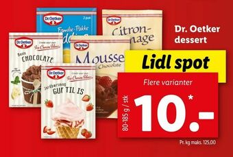 Let-Køb Dr. Oetker dessert tilbud