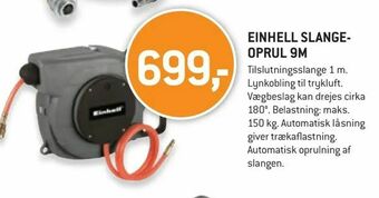 XL-BYG Einhell slangeoprul 9m tilbud