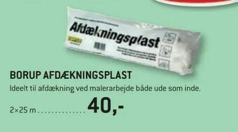 XL-BYG Borup afdækningsplast tilbud