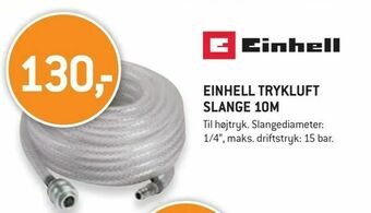 XL-BYG Einhell trykluft slange 10m tilbud