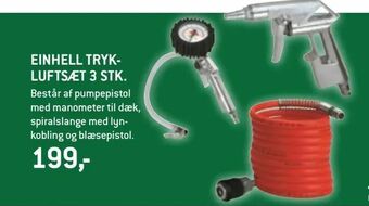XL-BYG Einhell trykluftsæt 3 stk tilbud